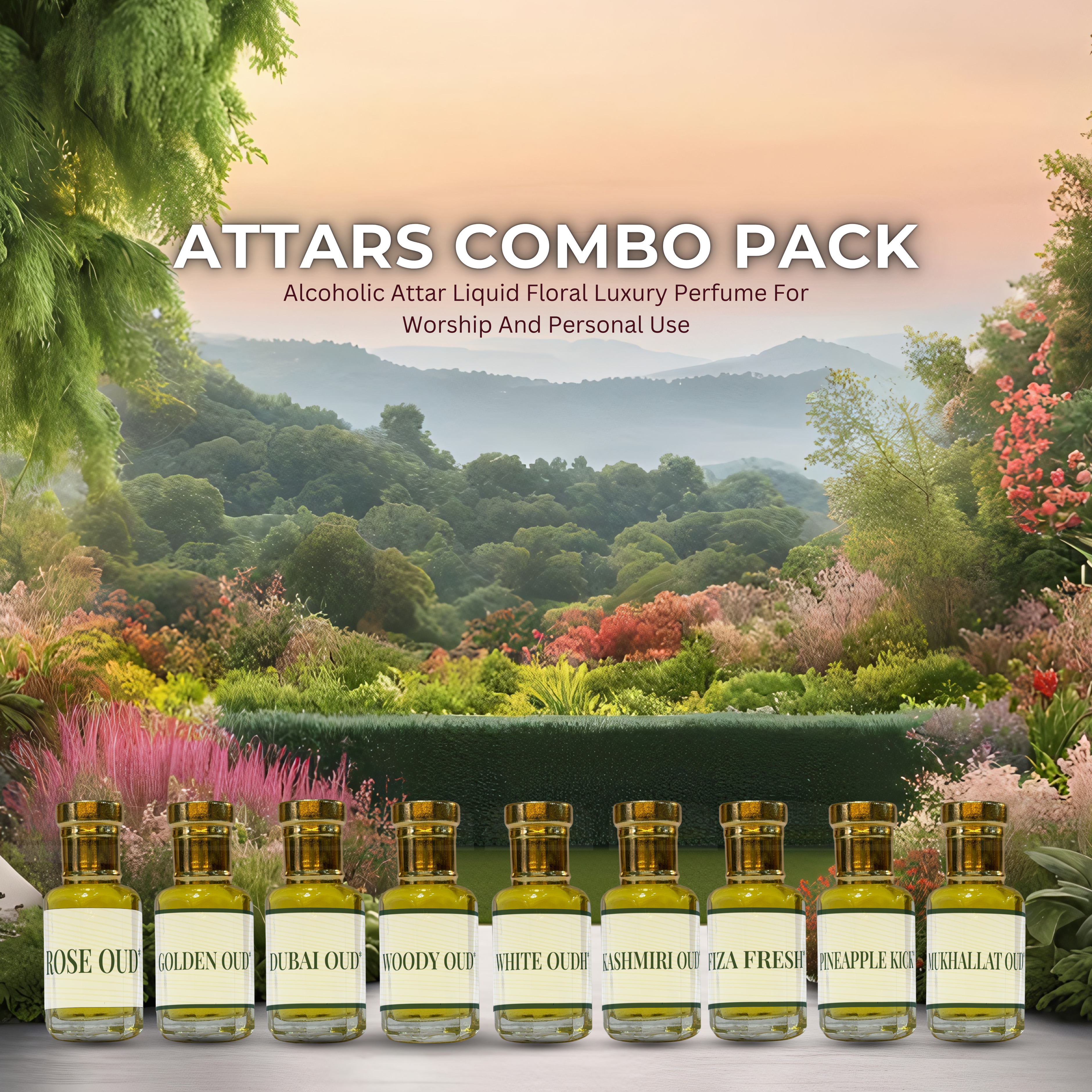 COMBO SET 9 - FIZA COMBO 5 & OUD COMBO 4 - 2.5 gm / 3ML EACH